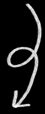 아래로 스크롤 안내 화살표